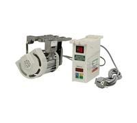 BraveeFly Controlador de costura industrial con servomotor, máquina de coser sin escobillas, motor servo, 500-4500 rpm, con controlador y accesorios, para trabajos de costura pesados y uso flexible