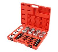 BraveeFly Juego de 28 manguitos de presión y tracción, extractor de herramientas, conjunto de casquillos de goma, cojinetes de eje, montaje y desmontaje