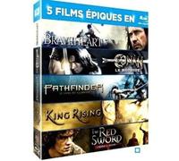 Braveheart / Conan Le Barbare / Pathfinder / King Rising / The Red Sword [Francia] [Pac Blu-ray]