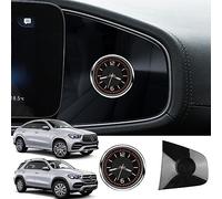 Braveking1 Cubierta Fibra de Carbono para Consola Central de Coche Reloj de Cuarzo Embellecedor para Mercedes-Benz GLE 350 450 AMG 53 Coupé 63 S GLS 450 580 AMG 63 2020-2023 W167 X167 V167 Accesorio