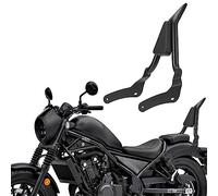 Bravema Barra de respaldo desmontable para motocicleta, almohadilla trasera desmontable para Honda CMX 300 CMX 500 Rebel CMX300 CMX500 2017-2022