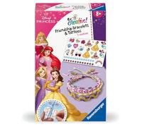 Bravensburger BeCreative 23963 - Pulseras y Tatuajes con la Amistad de Princesas y Tatuajes de Disney, Kit de Manualidades para niños a Partir de 8 años