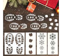 BRAVENTZA. Plantillas Huellas Reyes Magos y Camellos,Decoración Navideña, Decoración Reyes Magos Regalos, Diversión y Emoción para Navidad, Regalo Reyes Magos, Navidad, Plantilla Reyes Magos