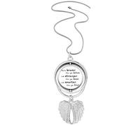 Braver Stronger Smarter - Collar giratorio con diseño de alas de ángel