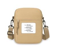 Braver Stronger Smarter Quote - Bolso cruzado para teléfono celular, bolso de hombro