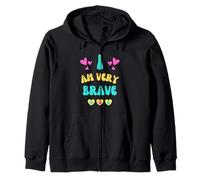 Bravery Get Well Present I Am Valiente para EL Coraje Sudadera con Capucha