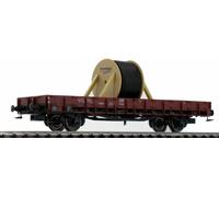 Brawa 48735 Vagón Plataforma Kklm 433 Con Carga Tambor DB Ep. IV ,Producto Nuevo