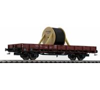 Brawa 48735 Vagón Plataforma Kklm 433 Con Carga Tambor DB Ep. IV ,Producto Nuevo