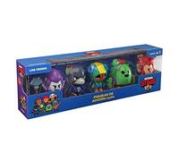 Bizak Brawl Stars Figura de Acción Pack de 5 en Caja. Figuras del Juego multijugador de Combate, articuladas 11cm (64116031)