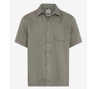 Brax Camisa Casual Para Hombre Linens Manga Corta Style Luke 740086 33 Verde