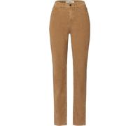 BRAX FEEL GOOD Estilo Carola Structure Velvet Pantalones, Marrone Chiaro, 32W x 32L para Mujer