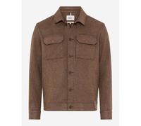 Brax Overshirt Santiago Camisa a Botones Franela 700109 52 Chocolate