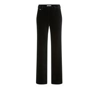 Brax Pantalones de Mujer Style.Maine Jersey Corduroy Wide Leg, 02 Black, 34W / 32L