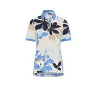 Brax Style.Cleo Pima Pique Print Camiseta, 24 Azul Zafiro, 46 Mujeres