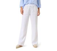 BRAX Style Farina-Pantalón de Lino con Silueta Casual Vestir, Blanco, 36W / 32L para Mujer