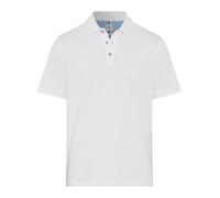 BRAX Style Pete Hi-Flex Pique Pima Cotton Basic Camisa de Polo, 99 Blanco, M Hombres