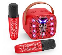 Braxel Karaoke Infantil 2 Microfonos Inalambricos Karaoke, Regalo Niño 3-12 Años Micrófono Inalámbrico Bluetooth para Cantar Juguetes Niños 3-12 Años Microphone Regalos Navidad Niños