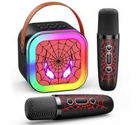 Braxel Karaoke Infantil 2 Microfonos Inalambricos Karaoke, Regalo Niño 3-12 Años Micrófono Inalámbrico Juguetes Niña 3-12 Años Microphone Niñas Regalo Bluetooth para Cantar