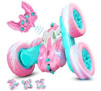 Braxel Rosa Coches para Niños, Coche Teledirigido Juguetes Niña 3 4 5 6 7 8 Años Regalos Niña 3-10 Años Juegos Niños 3-10 Años Niños, Coches Teledirigidos para Niños Juegos Exterior Niños