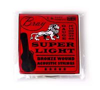 Bray Cuerdas De Guitarra Acústica Super Ligeras Hechas Con Bobinado De Bronce (10-48) Perfectas Para Guitarras Acústicas Gibson, Ibanez, Tanglewood, Yamaha Y Fender