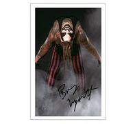 Bray Wyatt firmó una fotografía de 12.0 x 8.0 in, preimpresa, con autógrafo de Lucha Libre, Obra de Arte de Regalo, Arte de Pared. El Demonio