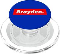 Brayden Name Streetwear Super Hero Costume For Braydens PopSockets PopGrip para MagSafe
