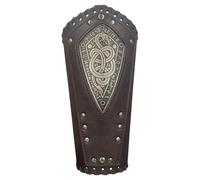 Brazales medievales - armadura de piel sintética, cómodas muñequeras | estilo caballero protector de brazo para disfraces, bracer resistente para disfraz de Halloween - Soporte para ropa de carnaval