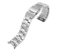 Brazalete Acero Inoxidable Macizo para Casio Edifice EF/EFR | Reemplazo de pulsera de metal resistente con eslabones finales personalizados