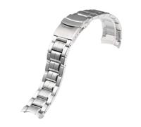 Brazalete Acero Inoxidable Macizo para Casio Edifice EF/EFR | Reemplazo de pulsera de metal resistente con eslabones finales personalizados