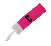 Brazalete Capitan VELC.ZASTOR SR Blanco Color Fucsia