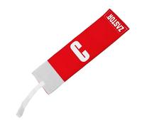 Brazalete Capitan VELC.ZASTOR SR Blanco Color Rojo