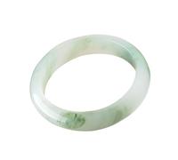 Brazalete de Brazalete de Jade Verde Natural para Mujeres Round Good Luck with Box Elegant Green Jade Bangle Yoga Meditation Mother Gift Birthday (Tiansshand, 62-63 mm)