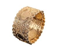 Brazalete de cabeza de Napoleón antiguo para boda, elegante y hueco para novia, accesorio cultural para novia