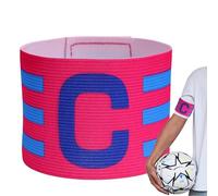 Brazalete de capitán de fútbol, brazalete de capitán deportivo de fútbol, brazalete de liderazgo, accesorios de juego de fútbol para adultos y jóvenes