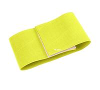 Brazalete de Capitán Deportivo Brillante Elástico y No Fácil de Caer para Equipo de Fútbol Diseño de Gancho y Bucle 5 Colores Opcionales para Capitán de Fútbol, deportes Al Aire (YELLOW)