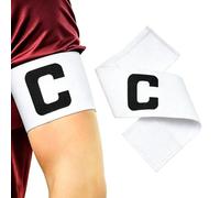 Brazalete de Capitán para Fútbol y Soccer,Transpirable Elástico Ajustable | Distintivo de Brazalete de Capitán para Fútbol Juvenil,para Entrenamientos de Equipos de Balompié Voleibol y Baloncesto