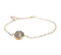 Brazalete de cristal de feng shui para mujeres que curan la fresa natural cuarzo lapislázuli la variedad gemrones de la esterlina plateado de oro plateado joya de vacaciones de la joya del amuleto de