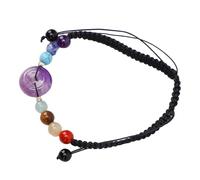 Brazalete de Cuerda para Mujeres, Pulsera de Piedra de Cristal de Efecto Decorativo para el Presente de Vacaciones de Cumpleaños (#2)