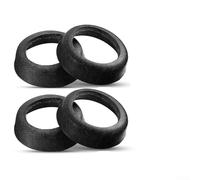 Brazalete de cuero de repuesto para modelo 75, manga de pistón de cuero vacuno, dimensión superior de 2 pulgadas, negro, compatible con mano tipo 75 (4 piezas)