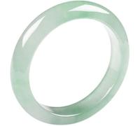 Brazalete De Jadeíta, Tipo Hielo, Brazalete De Jade Verde Flotante, Piedra De Jade Verde Claro Con Forma De Flor Flotante. Brazalete De Jade Natural Para Mujer,001,60mm