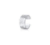 Brazalete de mujer ancho martillado en plata de ley 925