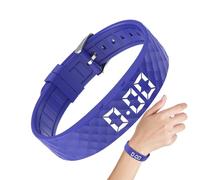 Brazalete De Reloj Despertador | Temporizador Silencioso Portátil Para Pulsera,Reloj Despertador Vibratorio Ajustable De Muñeca,Para Mujeres Hombres Niños Personas Mayores Ancianos Viajeros Adultos Ni