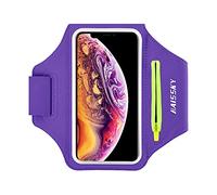 Brazalete Deportivo con Bolsa para Auriculares, Brazalete Correr Móvil para iPhone 16 15 14 13 12 11 Pro MAX/XR/XS max/8/7 Plus, Samsung Galaxy Huawei Xiaomi hasta 6.9" Brazalete Teléfono