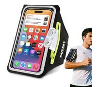 Brazalete Deportivo para Correr con Bolsa de Auriculares 6,9" Soporte Móvil Brazo Deporte Universal Bolso Funda Movil Runnning iPhone 17 16 15 14 13 12 11 Pro MAX Plus Samsung S24/S23/S22 Xiaomi