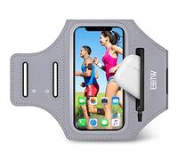 Brazalete deportivo para teléfono móvil con funda para Airpods para iPhone 15/14/13/12 Pro Max Galaxy S24+/S23+/S22/S21/S20 FE Google Pixel 7/7 Pro (6,2 ~ 6,8 pulgadas)