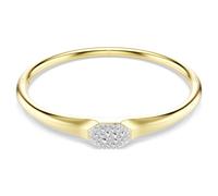 Brazalete Dextera, Talla redonda, Blanco, Acabado en oro de 18 quilates S