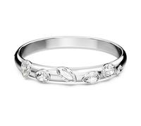Brazalete Dextera, Tallas mixtas, Blanco, Baño de rodio S