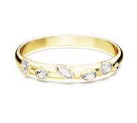 Brazalete Dextera, Tallas mixtas, Blanco, Baño tono oro L