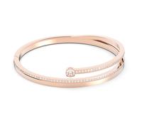 Brazalete Fresh, Talla redonda, Blanco, Acabado en oro rosa de 18 quilates M