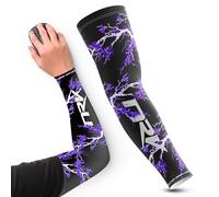 Brazalete Gaming eSport Dark Sakura - Compresión Confort y Control - Anti-Fricción - Diseño Japonés Elegante - Negro & Violeta - Talla S a 3XL, morado, XL